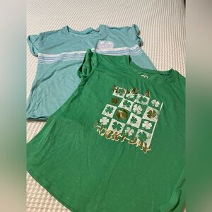 NWOT SO Green and Blue Short Sleeve Tees
